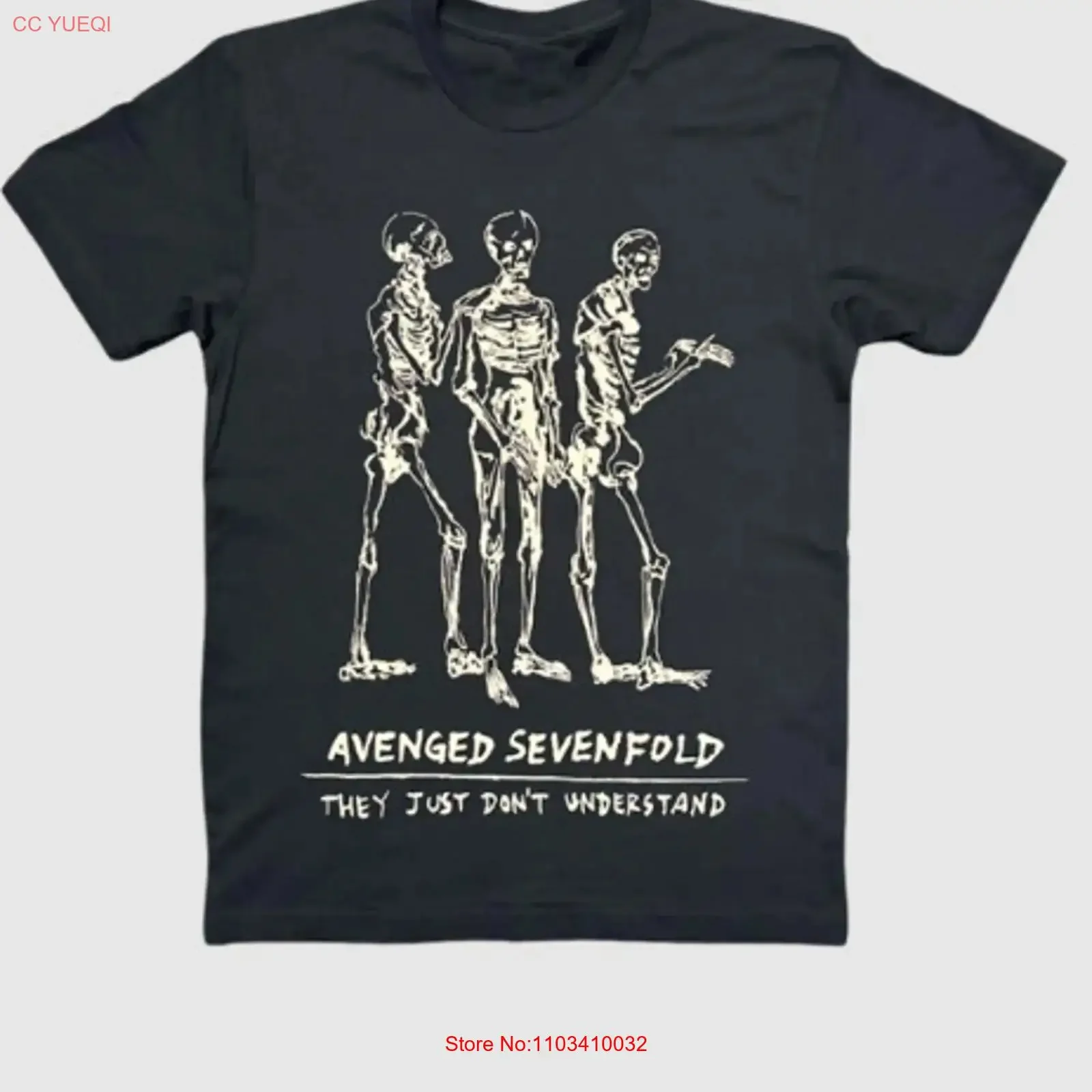 Camiseta A7x World Store They Just Don't Understand, Estilo Vintage, Lavada, Diseño Gráfico, para Hombre, Elegante, Suave, Elástica, Casual