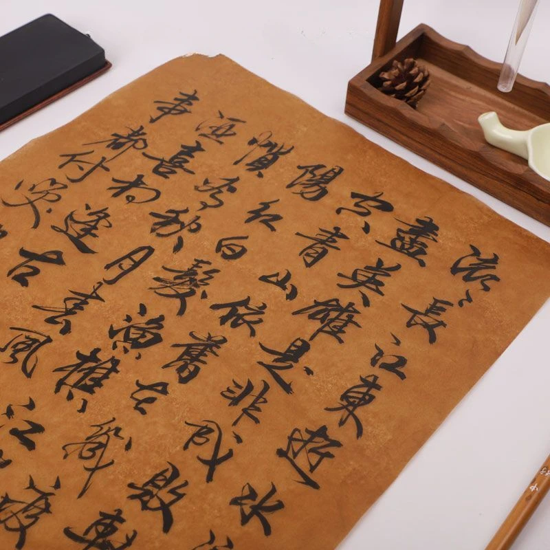 Super Thin Half-Ripe Xuan Paper Chinese Cursive Calligraphy Painting Papel Arroz Ancient Craft Handmade Transparent Rice Papier