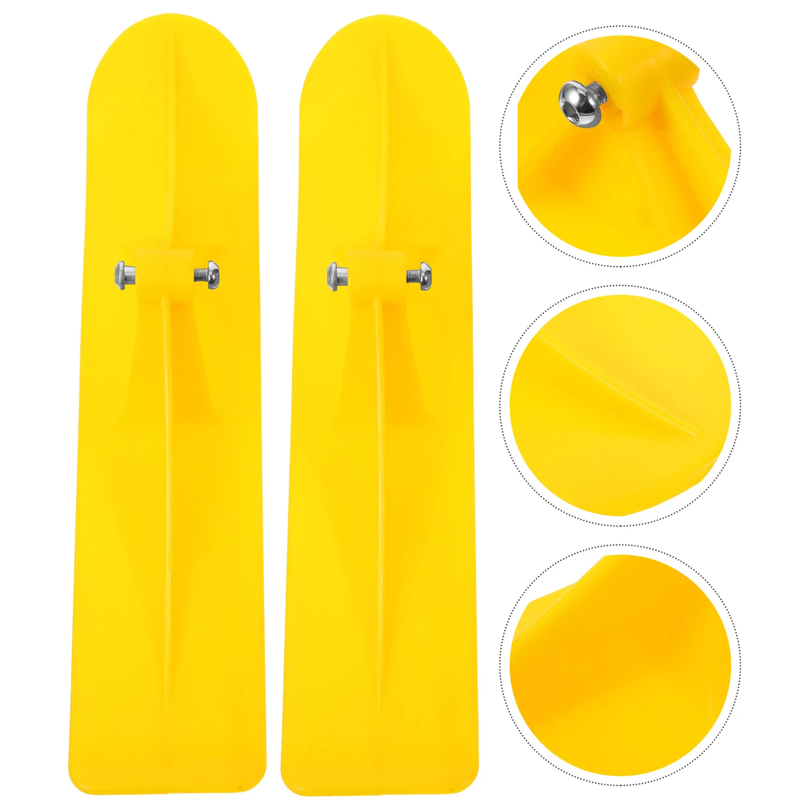 Slitta Scooter Attrezzatura da slittino da neve Bici Equilibrio Snowboard Giallo Sci Skate Bambino