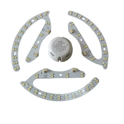 LED fan light source circular light disc ceiling light tube horseshoe light board modified light strip dimming patch wick