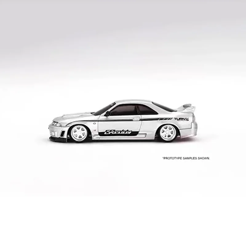 Modèle de voiture en alliage moulé sous pression, échelle 1:64, Skyline KHMG097 GT-R(R33), produit fini, jouet de Simulation, Collection, cadeau, modèle statique