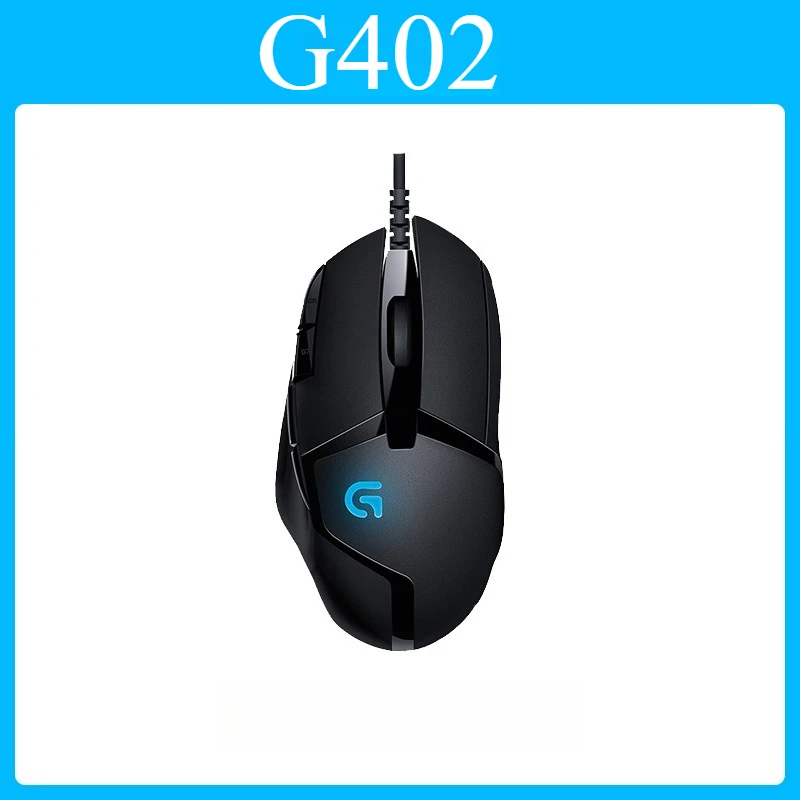 Ogitech G402 สําหรับ MOBA/FPS/PUBG และด้ามจับกันลื่น สําหรับนักกีฬาที่แข่งขันและเกมแอ็คชั่นและชื่อ Battle Royale