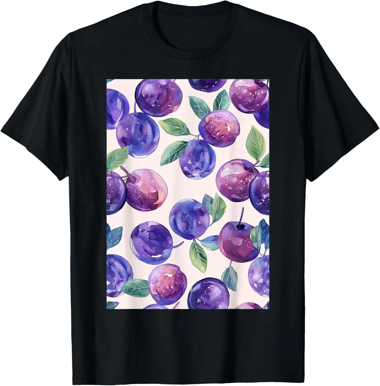 

Винтажная футболка с узором Art Plum