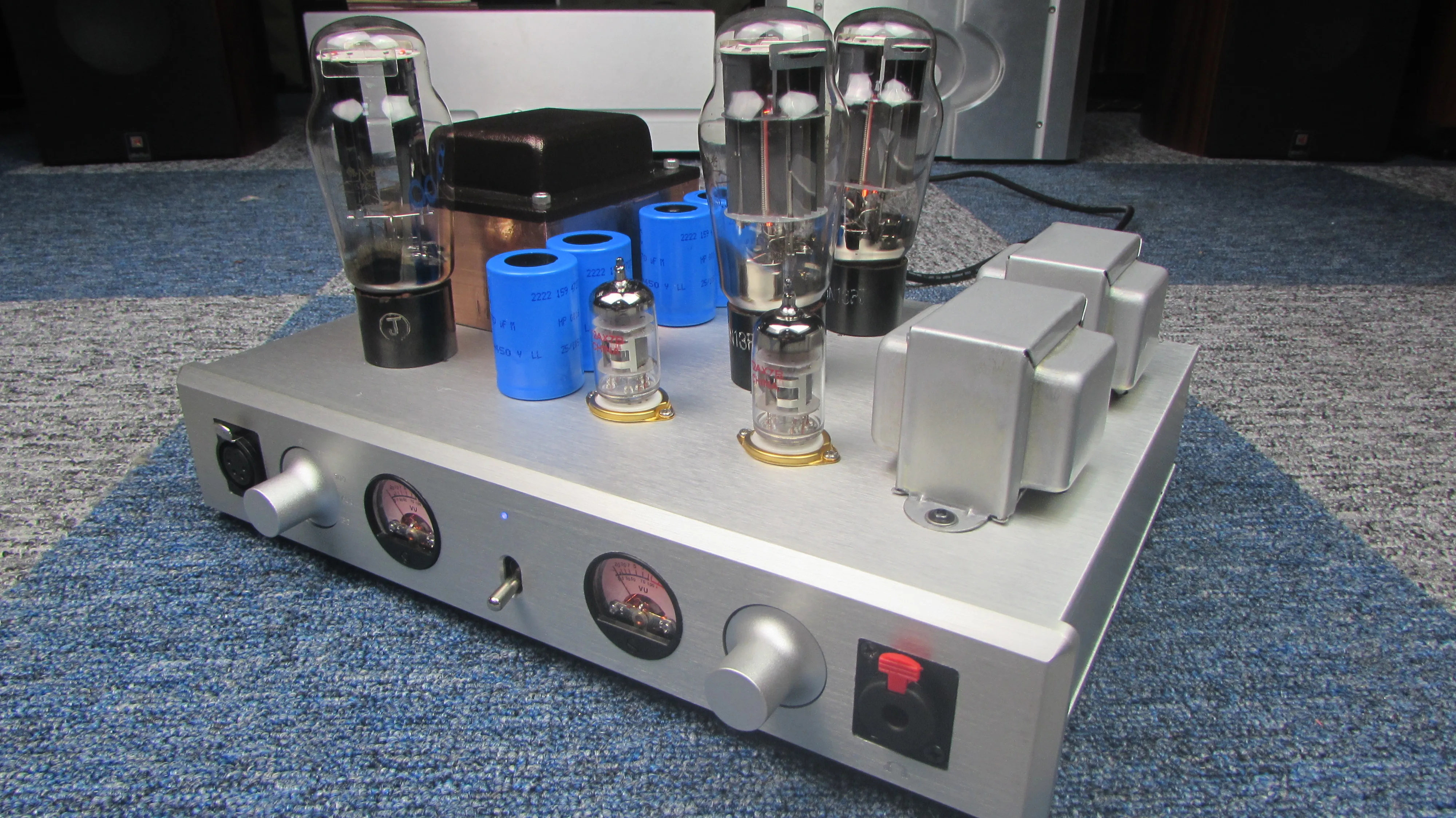 6N5P 6080 amplifier, cow output, bile preamp, pure bile amp, tube headphone, amplifier amplifier 5Z3P*1, 12AX7*2, 6N5P/6N13P*2