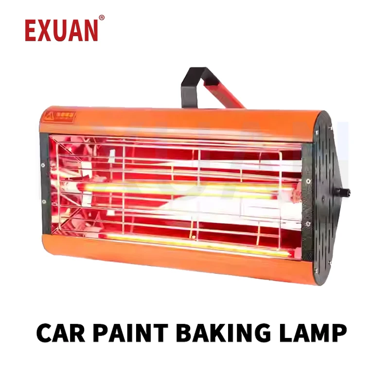 220V Handheld Shortwave Infrared Mobile Baking Paint Lamp Car Paint Baking Lamp Industrial High-temperature Paint Curing Lamp