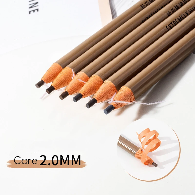 Waterproof Fine Peel Eyebrow Pencil Korean Makeup Eyebrow Enhancers Lot WholesaleTattoo Haozhuang Brand Cosmetic Art Beauty