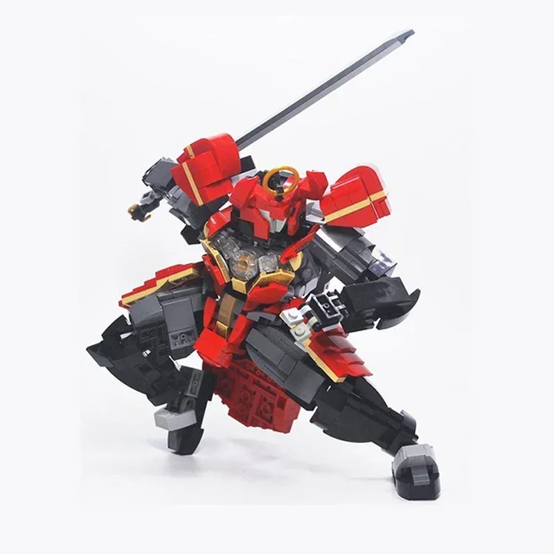 Moc Bausteine Mechanische Modell Bushido Mecha Technische Ziegel DIY Montage Bau Spielzeug Für Kinder Urlaub Geschenke