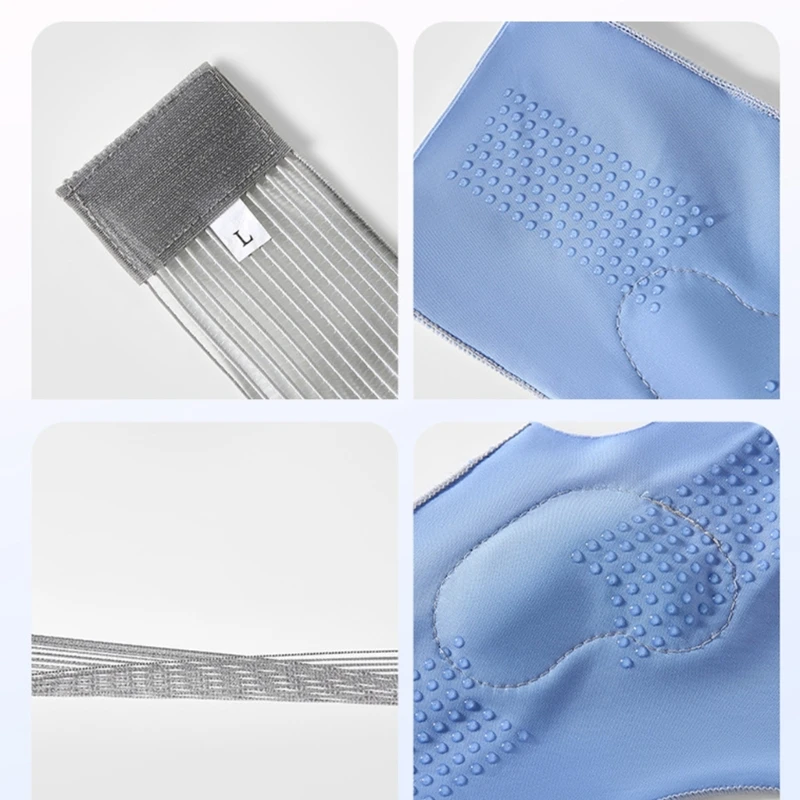 Adjustable Ankle Guard Support Strap With Nonslip Silicone Pad Detail For Athletic Performances Enhancement