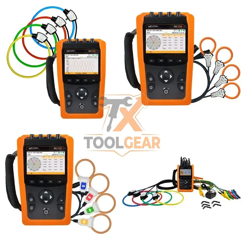 2026hotsale* 10% Discount Multilingual Power MEATROL Mi550 Rogowski Coil AC Energy Meter Modbus TCP Power Quality