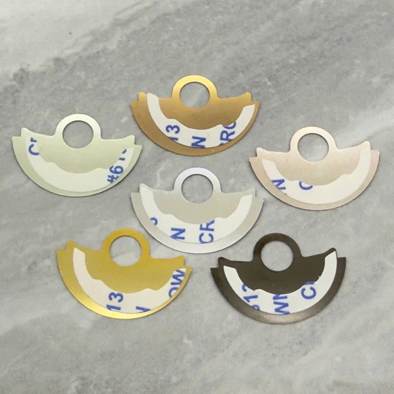 NH35 Movement Guard Patch Automatic Hammer Green Metal Flake Watch Modification Parts Fit  NH36 4R 7S Movement Hammer Patch