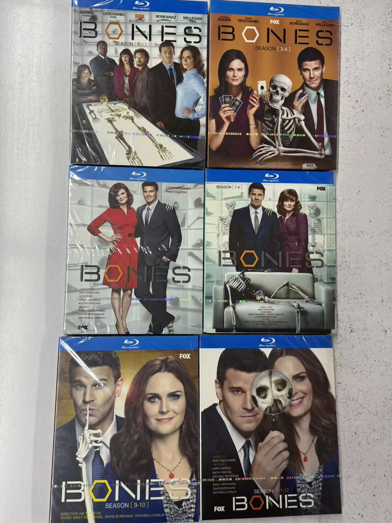 

Blu-ray Disc Set for Bones Seasons 1-12 TV Series 1080p with English Chinese and Traditional Chinese Subtitles