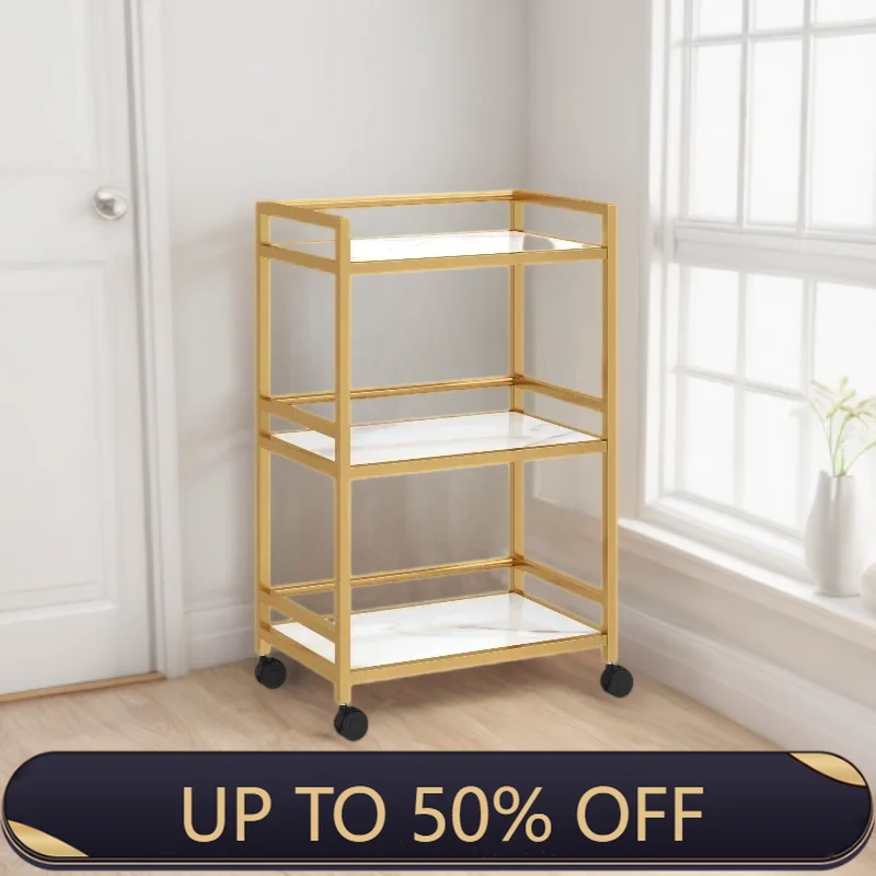 Luxury Salon Trolley Professional Barber Chariot Spa Equipment Chairs Organizers Tool Cart Mueble Con Ruedas Salon Furniture