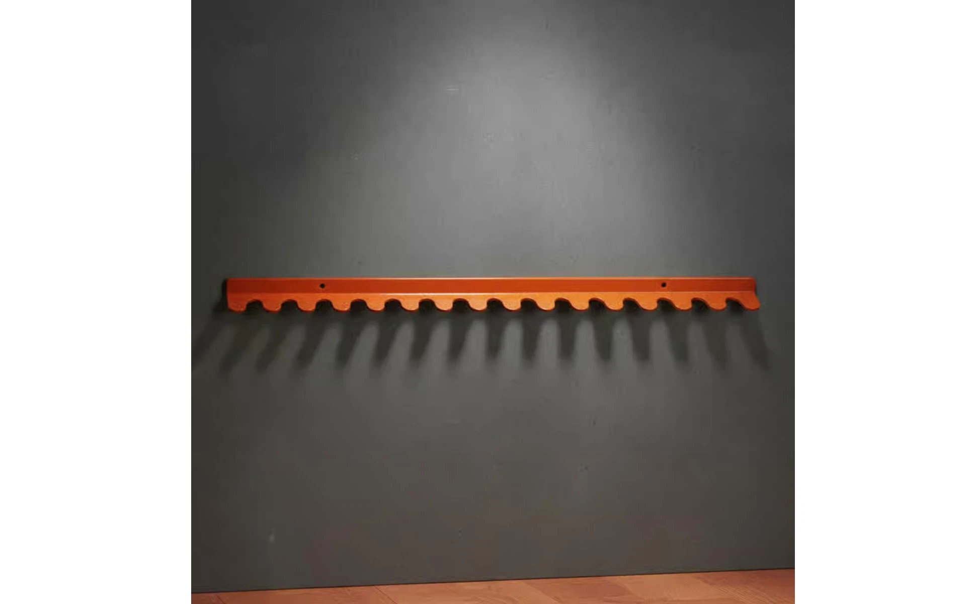 Golf Club Wall Rack Metal Golf Club Storage Stand Vertical Slot Rack Mounted with Holes for Garage
