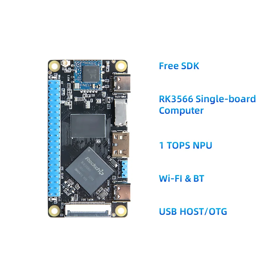 

RK3566 Mini PC Linux Kit Motherboard And Processor Cortex-A55 CPU Wifi Bluetooth SBC Motherboard Compatible With Raspberry pi