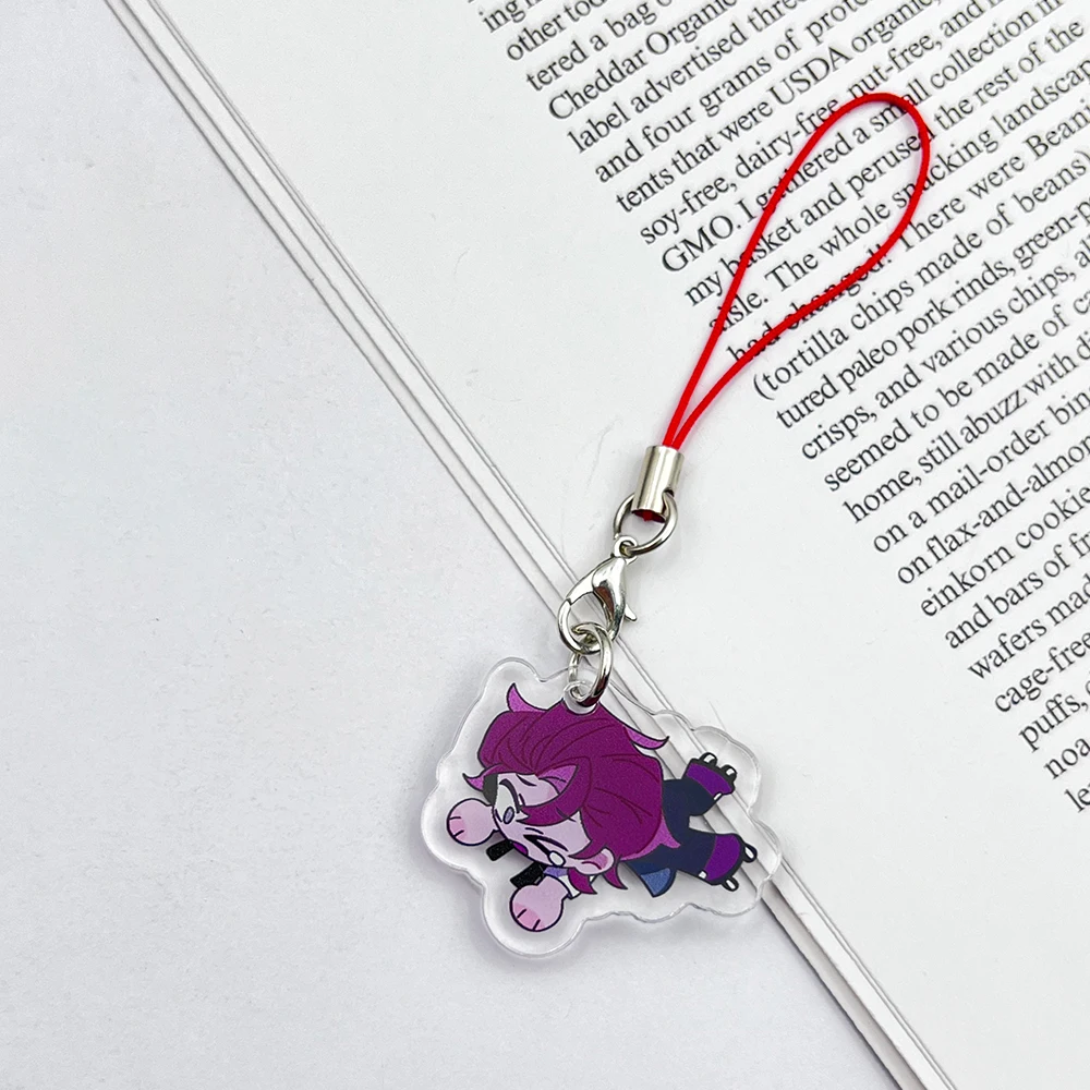 Game Dead Plate Vince Rody Cosplay 2 Pcs/Set Key Chain Rope Phone Chain Keychain Couple Acrylic Keyring Bag Pendant Accessories