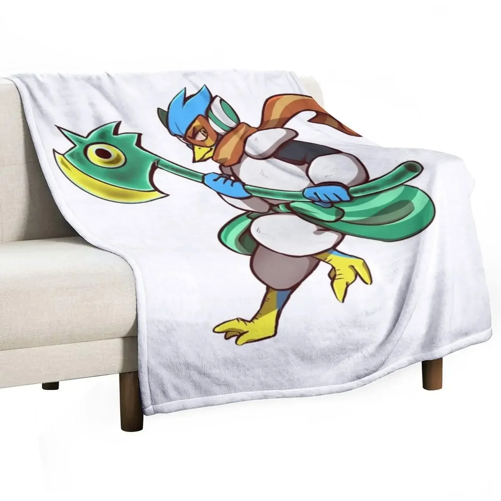 Deltarune - Berdly Throw Blanket Decorative Sofas Blankets Sofas Of Decoration Blankets