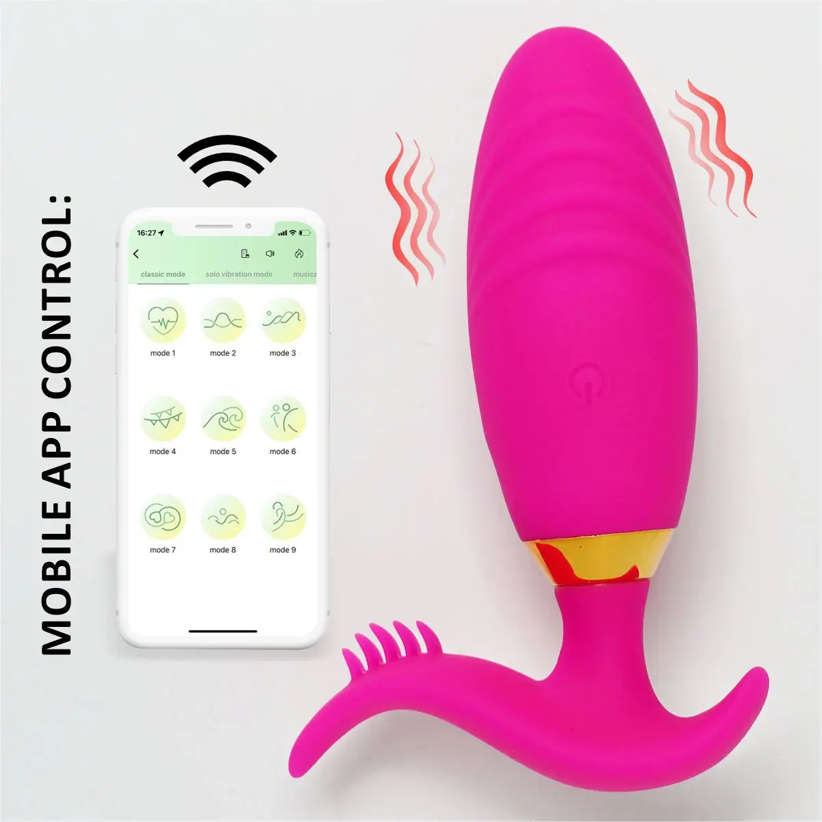 Vibromasseur de vibration multi-mort télécommandé pour hommes et femmes, produit sexuel adulte, appareil de masturbation, prise anale, application