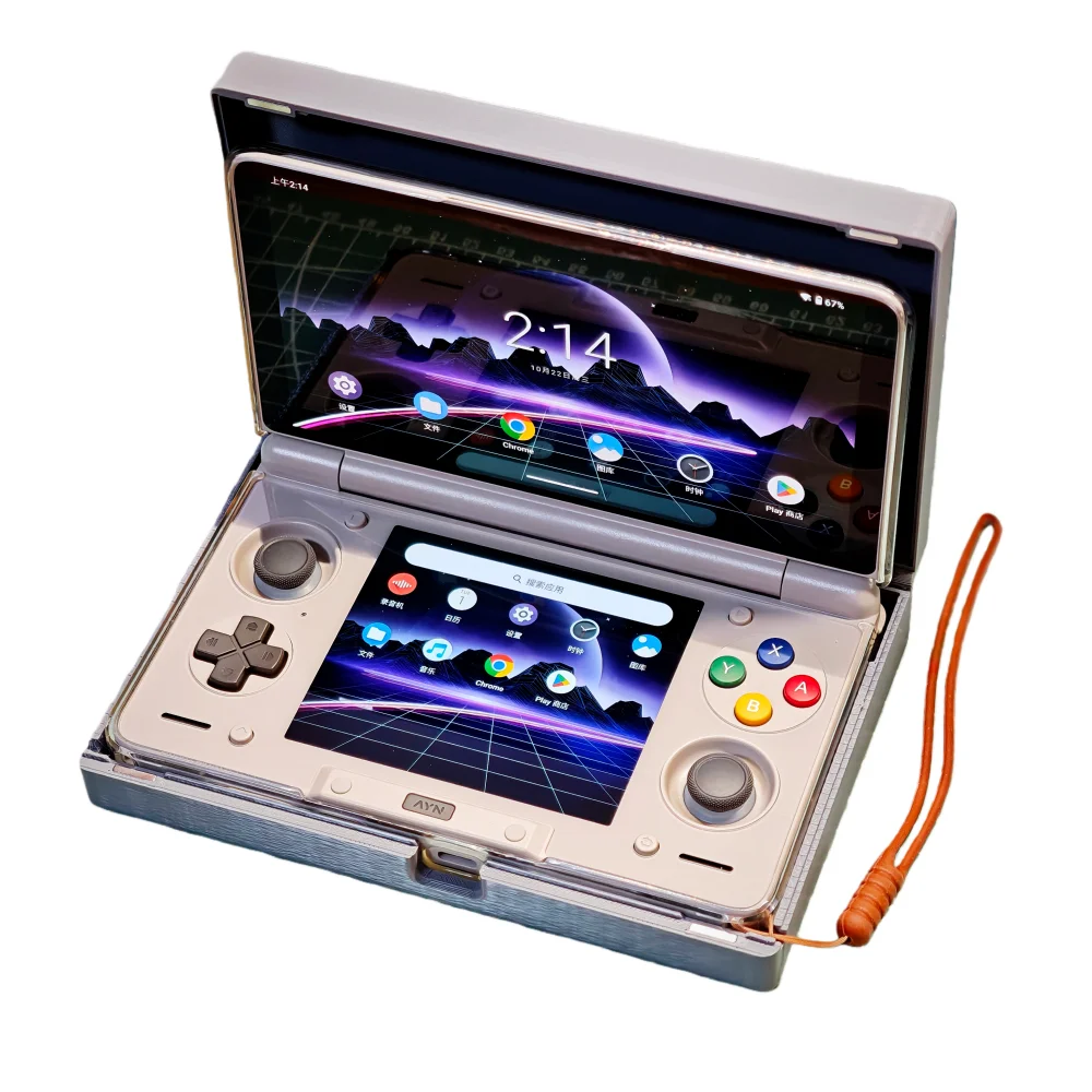 

Портативный чехол для хранения AYN THOR, защита от падения, флип-игровая консоль THOR, защитный чехол, коробка для хранения, аксессуары в виде ракушки