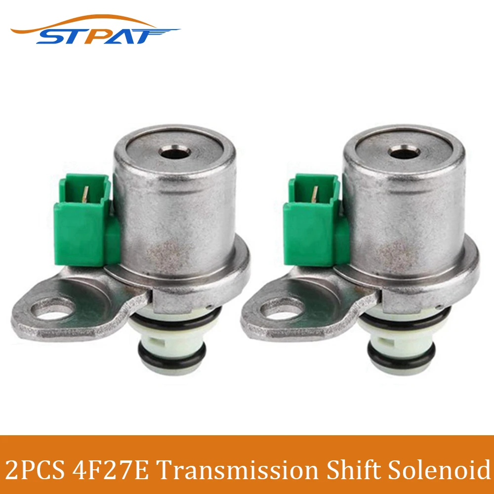 

STPAT 2PCS Transmission Shift Solenoid Valve Group Accessories 4F27E For Ford Focus 2000-2008 For Mazda 3 5 6 Protege Shift A&B