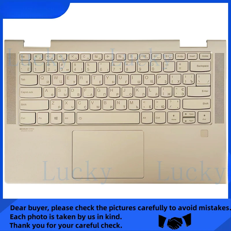 

Новый верхний корпус с подставкой для рук и подсветкой клавиатуры для Lenovo YOGA C740-14 C740-14IML