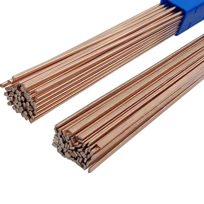 1KG L201 BCuP-2 BCu93P brazing alloy welding rod copper phosphorus brazing round wire flat rod for brazing copper