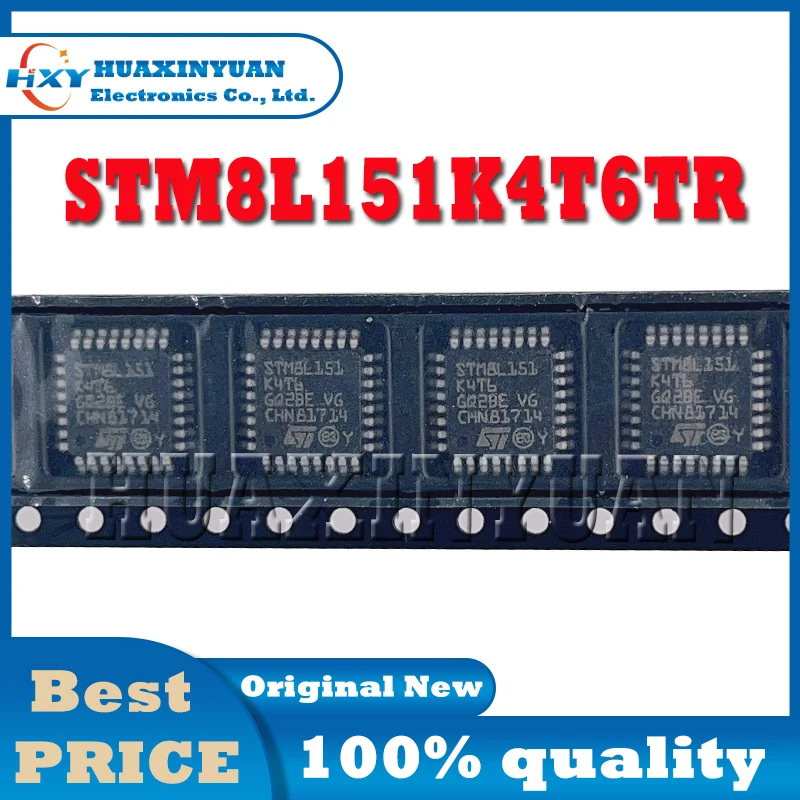 1PCS/LOT STM8L151K4T6TR STM8L151K4T6T STM8L151K4T6 STM8L151K4T STM8L151K4 STM8L151K ST STM8 New and Original Ic Chip In Stock IC