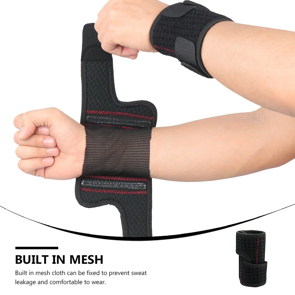 

1Pcs Wrist Support Brace High-Quality Neoprene Adjustable Breathable Sweat-Wicking Design for Sports Fitness Running