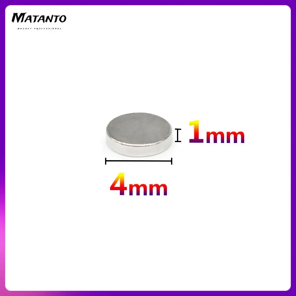 

50/100/200/500/1000/2000/5000PCS 4x1 Mini Small Round Magnets N35 Neodymium Magnet strong 4x1mm Permanent Magnets Disc 4*1 mm