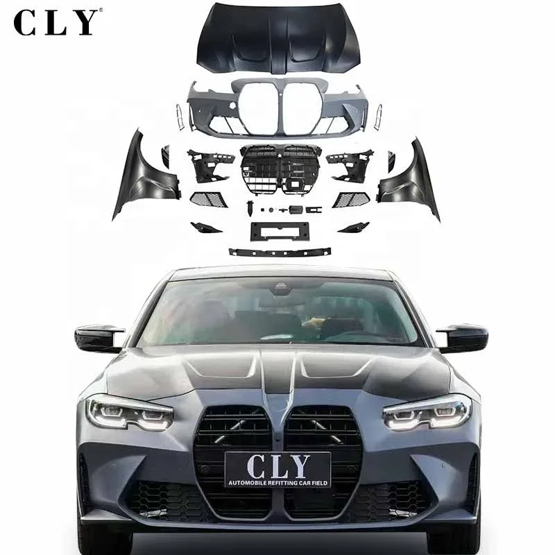 CLY Body kits For 3 series G20/G28 Facelift M3 body  Front Car bumper with grill fenders hood bonnet