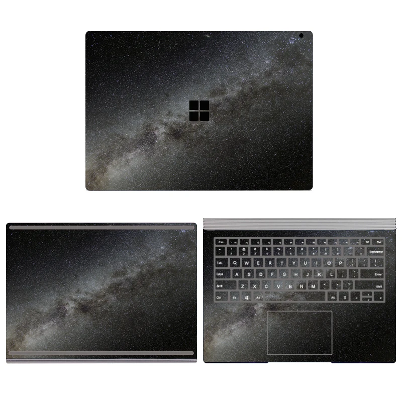 ceu estrelado serie laptop pele vinil adesivos para microsoft surface livro 135 15 decalque personalizado 01