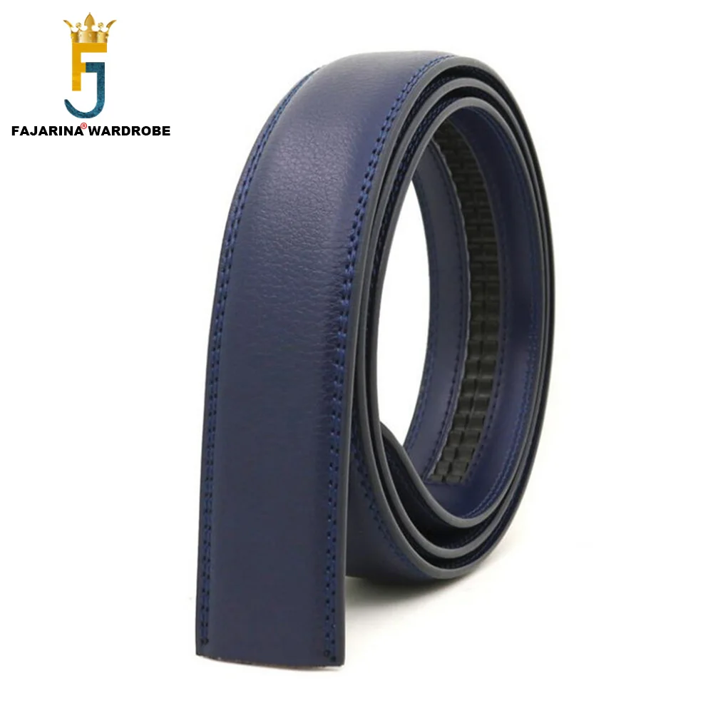 

FAJARINA High Quality Real Genuine Leather Automatic Belt Strap Only 3.5cm Wide