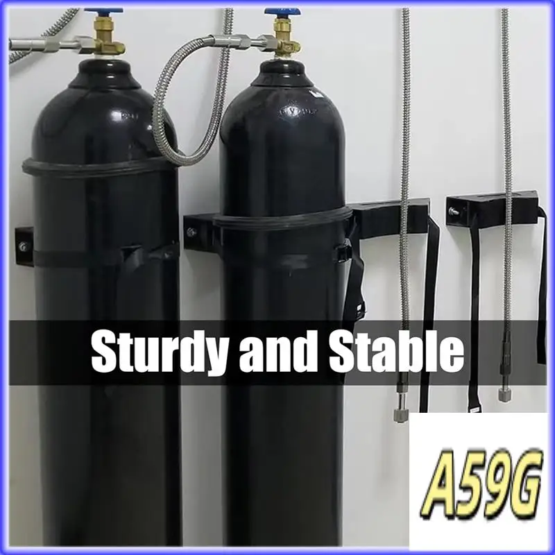 

G9-Propane Tank Holder, Gas Cylinder Holder, Cylinder Wall Mounted Bracket, Gas Cylinder Holder For Rv Water Softener