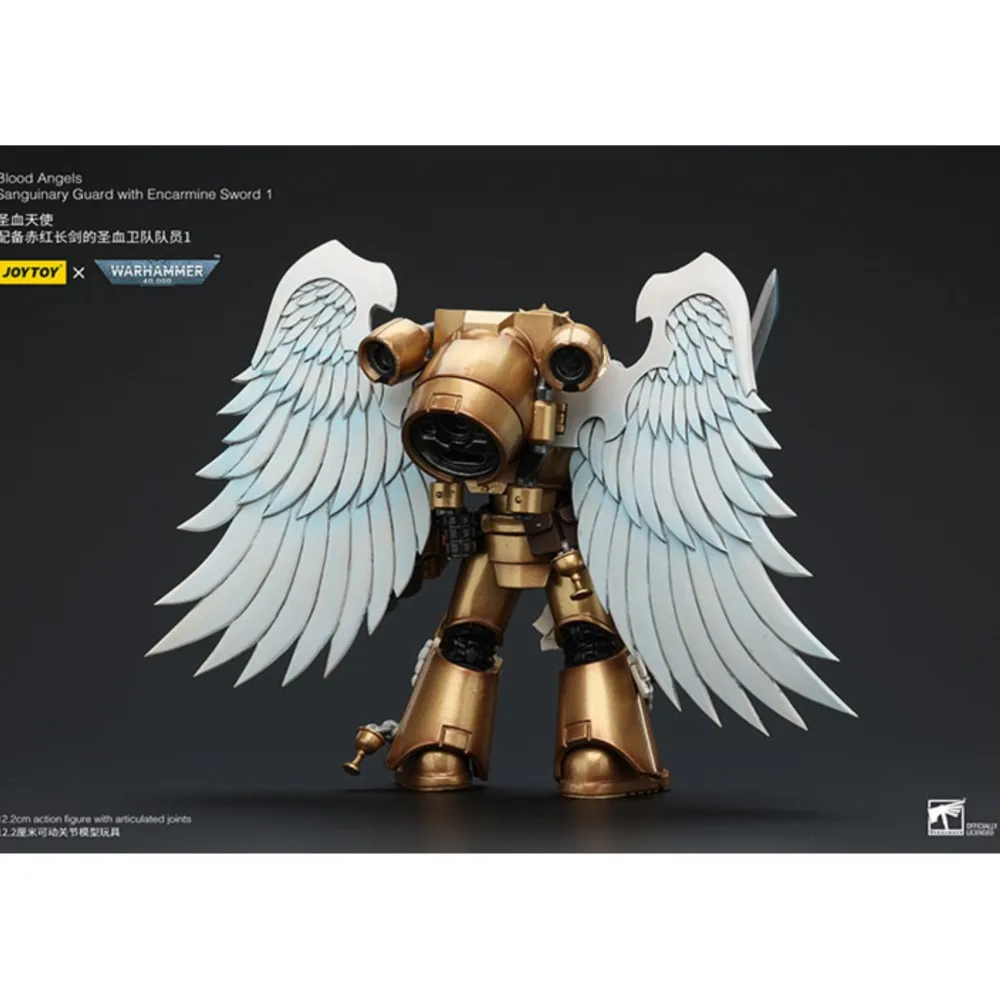 JOYTOY Warhammer 40K Angeli del Sangue Guardia Sanguinaria Con Spada Encarmine 1 Action Figure Collezione Originale Decorazione della Bambola Regalo
