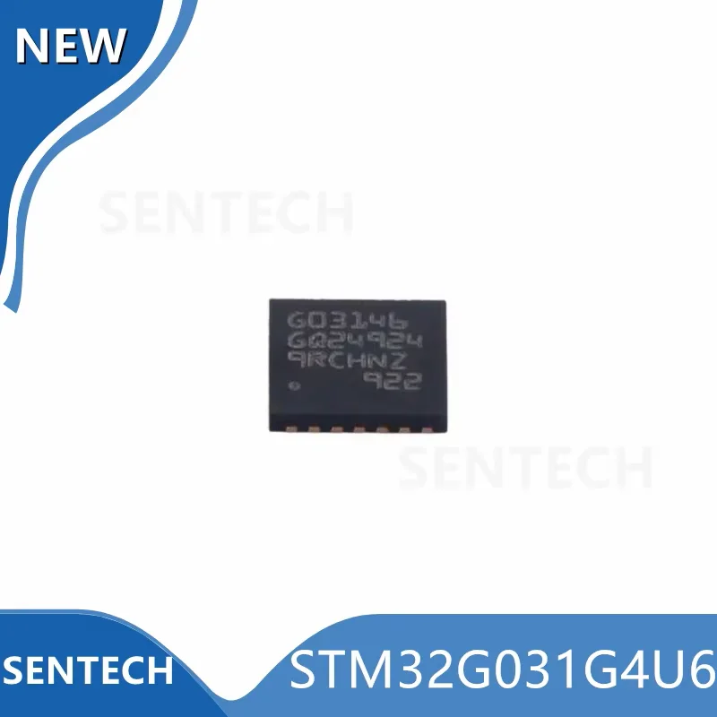 

10pcs/lot Original new STM32G031G4U6 UFQFPN-28 Single-Chip Microcomputer MCU