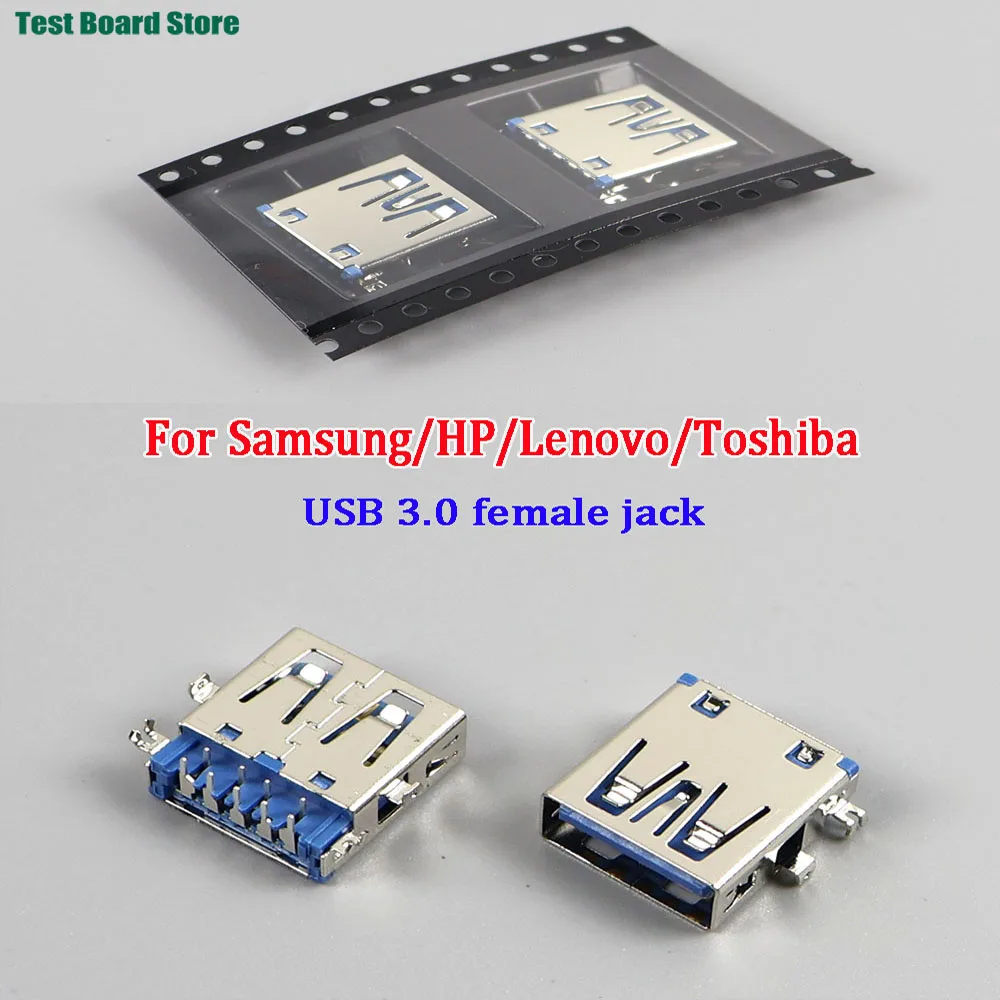 6/10PCS For Toshiba Satellite C850 L850 L850D C850D C50D C55D Series for Samsung/HP/Lenovo USB 3.0 Female jack Connector