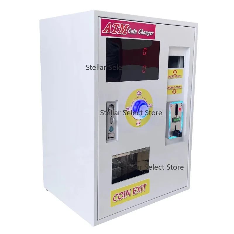 

High Quality Manual Coin Exchange Token Changer Machine USB Connectivity Voice Changer for Amusement Centers Indoor/Outdoor Use