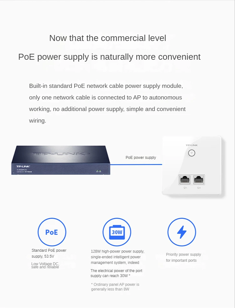 TP-LINK 2,5G interruptor POE controlador AP 2500MbpsAC enrutador VPN integrado POE red de malla WiFi para toda la casa