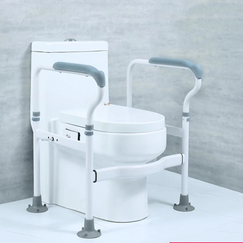 Toilet Handrail Elderly Safety Railing Support Fixation Tub Help Security Bar Disability