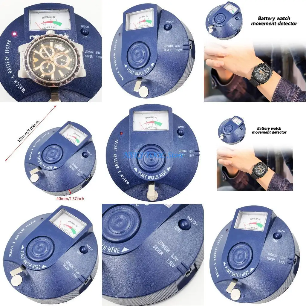 

L8RC Button Cell Checker, Quick Testing 1.5V And 3V Batteries, For Watch Enthusiasts