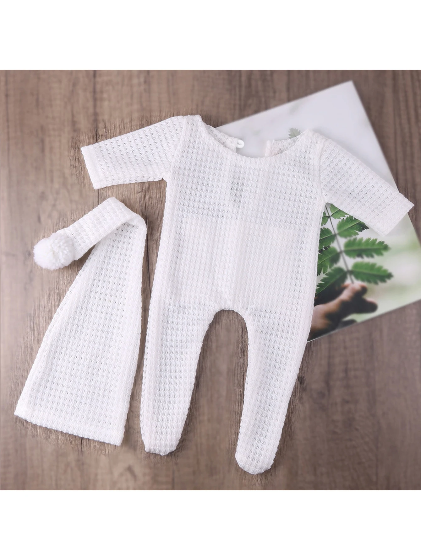 Newborn baby photography clothing onesie studio photo crawling clothes knitted boys and girls holiday shooting clothes