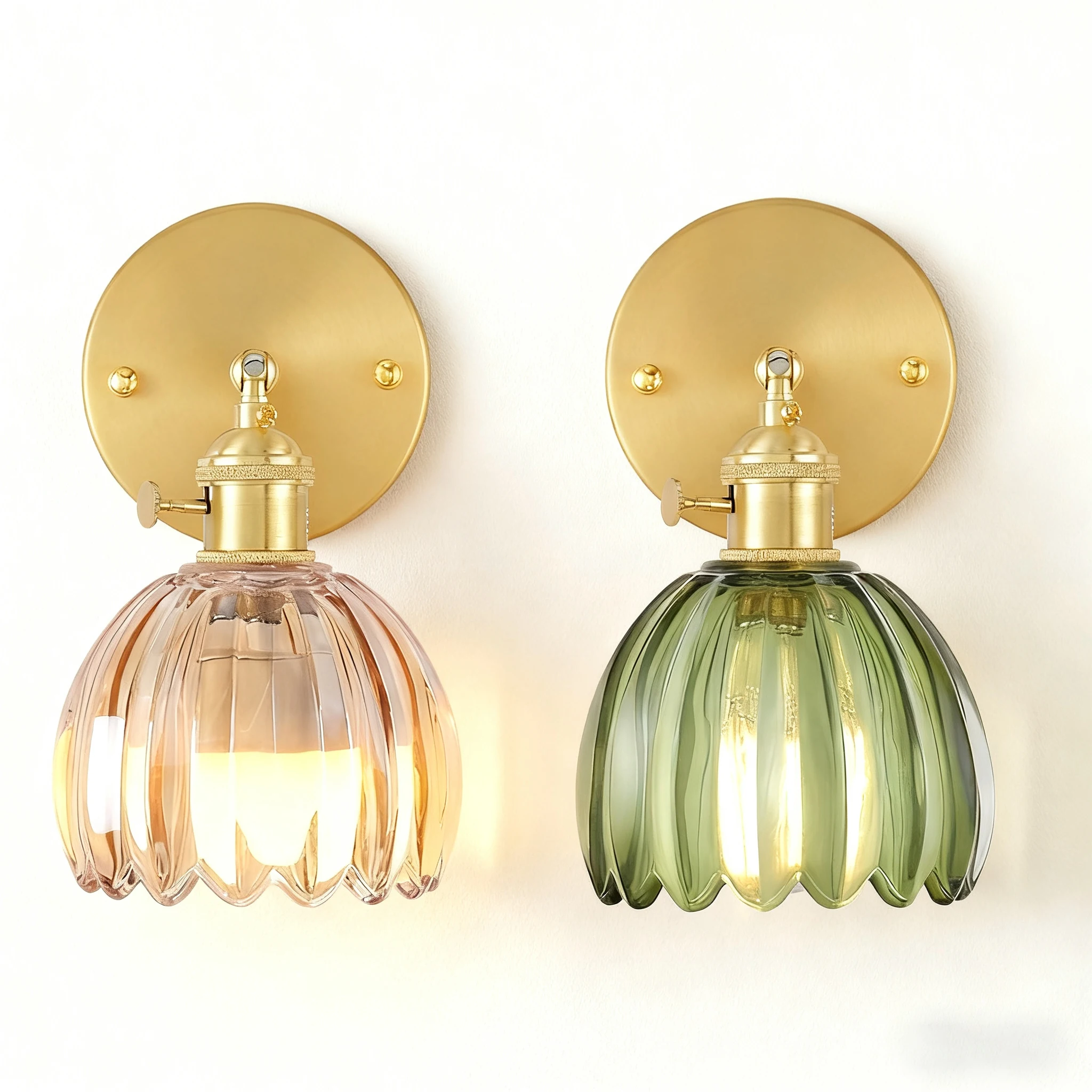 

2P Nordic светодиодный перезаряжаемый настенный светильник креативный цветочный дизайн беспроводной пульт дистанционного управления E27 RGB лампа для спальни, коридора, кабинета