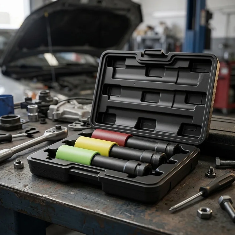 For Wheel Hub Repair Pneumatic Wrench Set Extended Tire Socket For Safe Wheel Repair High-strength Alloy Vibrant Colorful Design