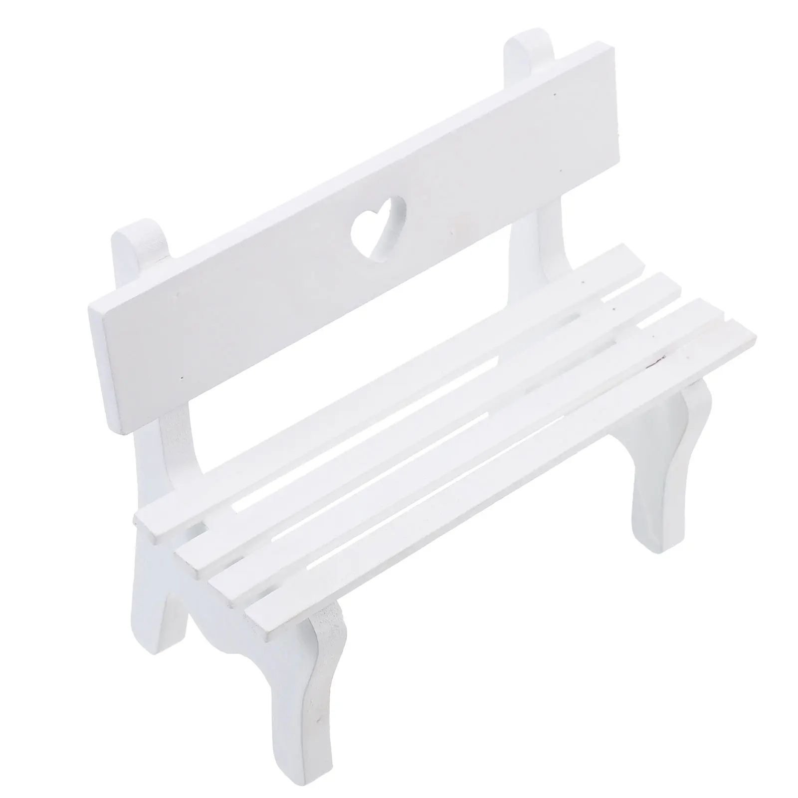 

Wooden Ornament Chair Miniature Bench Model House Prop Decoration Playhouse Small Tool Furniture Accessories