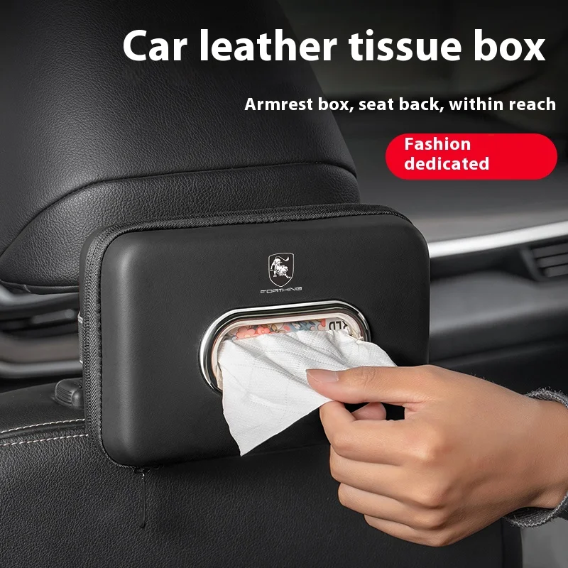 

For Dongfeng Fengxing Jingyi S50, S60, SX6 Thunder Yacht Car armrest box tissue pack seat back tissue box car interior supplies