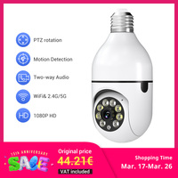 4PC Boykeep Light Bulb Security Cameras, Wireless 5G WiFi ,Ease Life APP,360 Degree E27 1080P Cam,Night Vision,Motion Detection