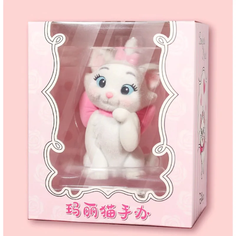 Disney original kit de garagem os aristogatos marie gato reunido marie gato anime figuras de ação brinquedos para meninos presente modelo ornamentos