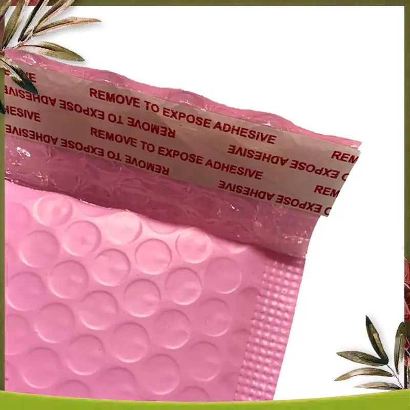 New-150PCS Foam Envelope Bags Self Seal Mailers Padded Envelopes With Bubble Mailing Bag Packages Bag Pink