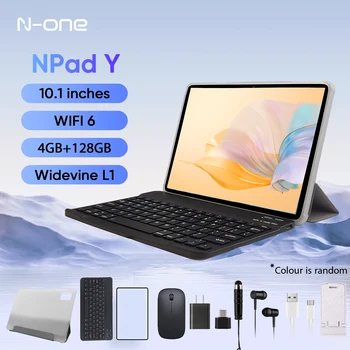 N-ONE Npad Y 와이파이 태블릿, 안드로이드 13, 8(4 + 4)GB, 128GB, 10.1 인치, 1280x800 IPS 화면, 4 코어 UNISOC RK3562