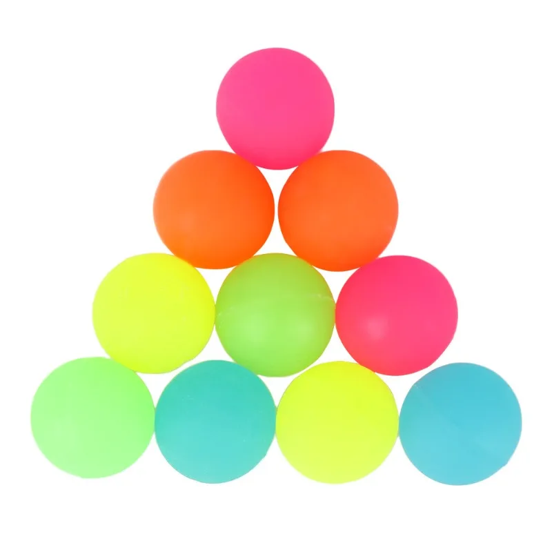 Cute Elastic Children Toy Ball Colored Boy Bouncing Ball Rubber Kids Sport Games Elastic Jumping Bounce Balls Outdoor Toys