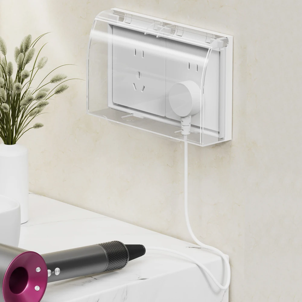 Waterproof Outlet Cover For Double 86 Type Switches Wall Switches Protector Box,Bathroom Switch Waterproof Protective Case